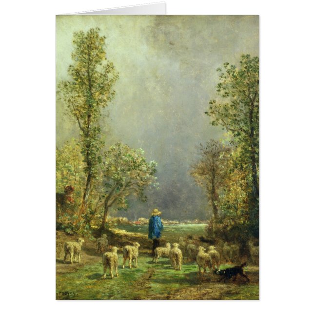 Sheep watching a Storm (Front)