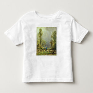Sheep watching a Storm Toddler T-Shirt