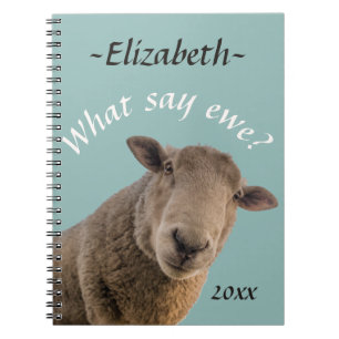 Sheep What say ewe? Personalised Notebook