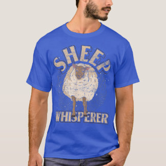 Sheep Whisperer Farm Animal Lover Farmer Funny She T-Shirt