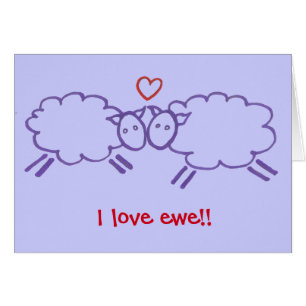 Sheep with Heart I love ewe!