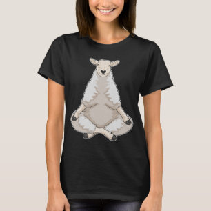 Sheep Yoga Fitness Meditation T-Shirt