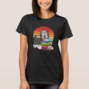 Sheepadoodle  Back To School Bookworm Dog T-Shirt