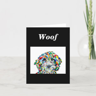 Sheepadoodle Blank Note Card