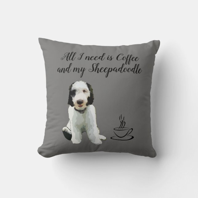 Sheepadoodle Cushion (Front)
