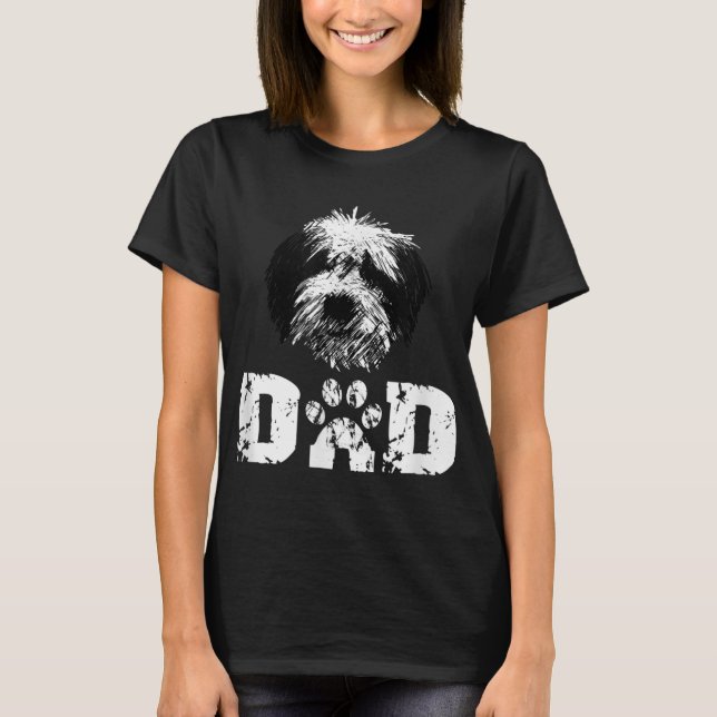 Sheepadoodle Dad Dog Father T-Shirt (Front)