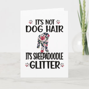 Sheepadoodle Lover Dog Mum Dad Sheepadoodle Owner Card