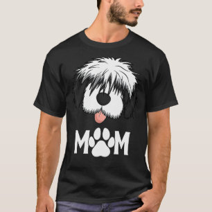 Sheepadoodle Mum Dog Mother Idea For Mother's Day T-Shirt