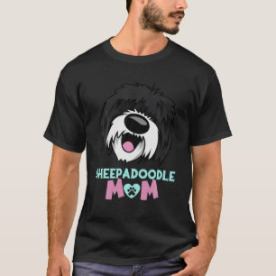 Sheepadoodle Mum Funny Dog Lovers T-Shirt