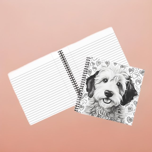 Sheepadoodle Puppy Notebook (Sheepadoodle Puppy Notebook)