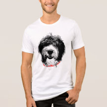 Sheepadoodle Tri-Blend T, Customisable Initial