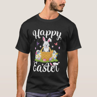 Sheepdog Happy Easter Egg Hunt Bunny Ear Easter T-Shirt