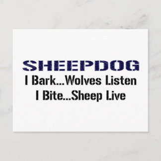 Sheepdog Postcard