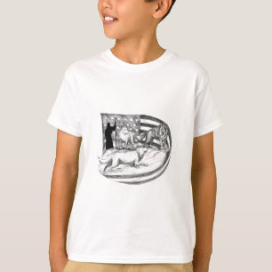 Sheepdog Protect Lamb from Wolf Tattoo T-Shirt