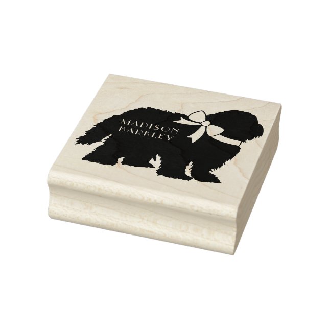Sheepdog Puppy Old English Sheep Dog Rubber Stamp (Stamp)