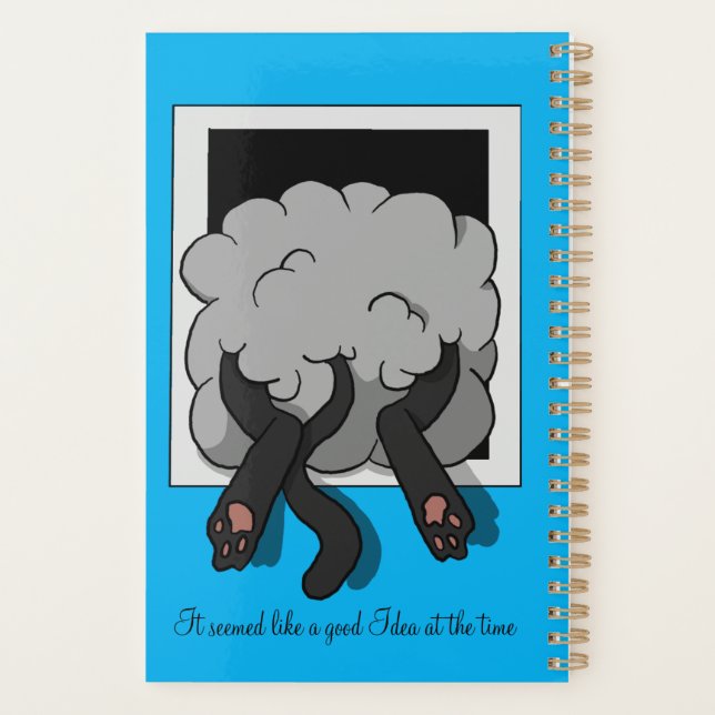 Sheepish Cat  Planner (Back)