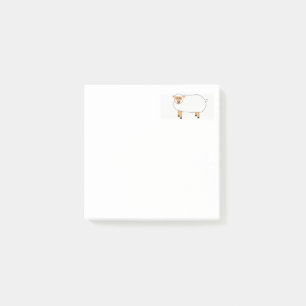Sheepish Post-it Notes