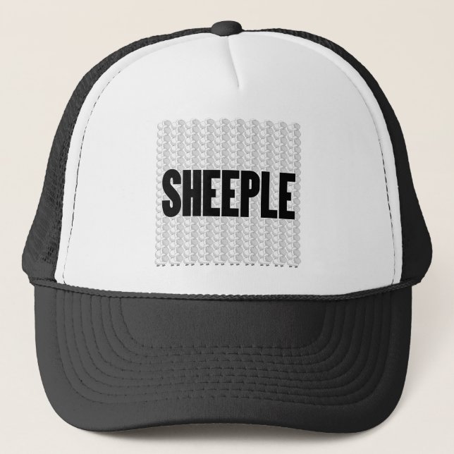 SHEEPLE 2 TRUCKER HAT (Front)