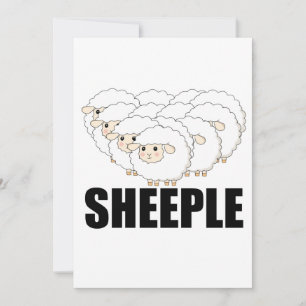 Sheeple Question Nothing Remain Terrified - Sheep