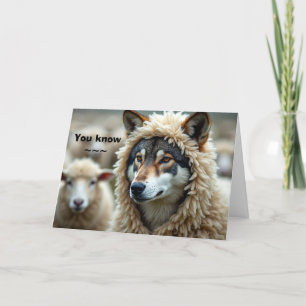 SHEEP'S CLOTHING SUPPORT CARD