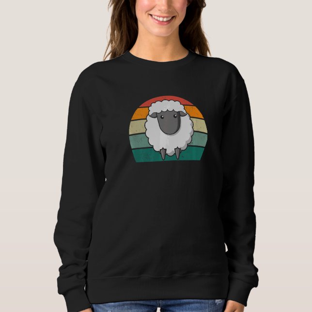 Sheeps flock goat lamb lambs sheep wool yarn sheph sweatshirt (Front)