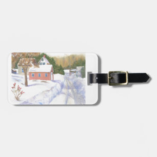 Sheepscott Maine Road Luggage Tag