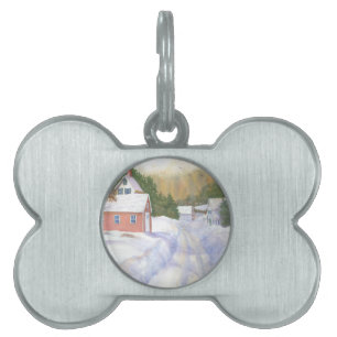 Sheepscott Maine Road Pet ID Tag
