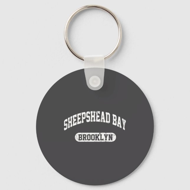 Sheepshead Bay Brooklyn  Key Ring (Front)