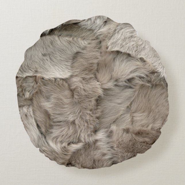 Sheepskins Round Cushion (Back)