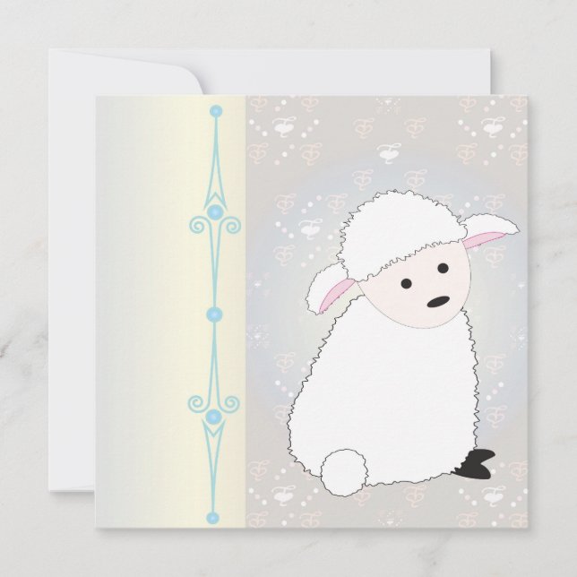 Sheepy Invitation (Front)