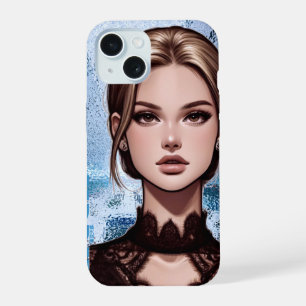 SHEER.曜变天幕.人物肖像 iPhone 15 CASE