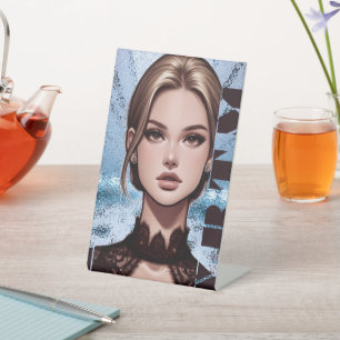 Sheer . Animate Character Design Pedestal Sign