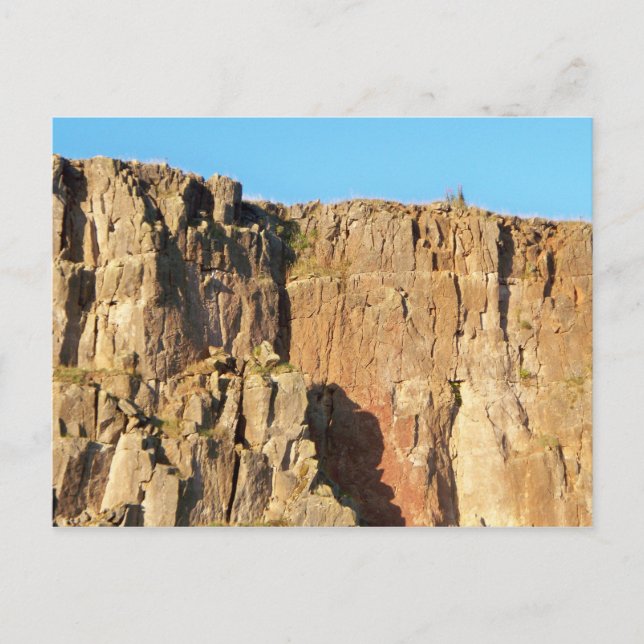 Sheer Cliff Face Postcard (Front)