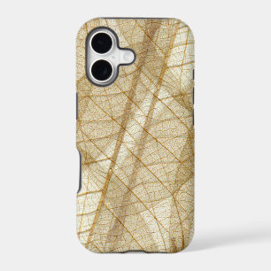 Sheer Cream Beige Lace Leaves