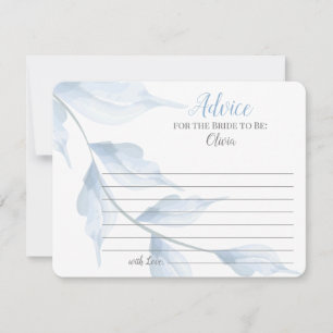 Sheer Dusty Blue Advice for the Bride to Be