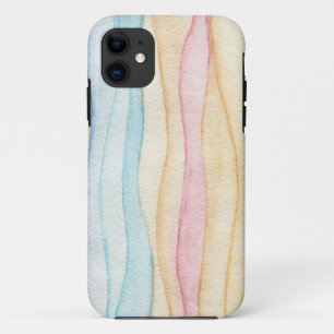 Sheer Waves of Pastel Colours Stylish Pretty iPhone 11 Case