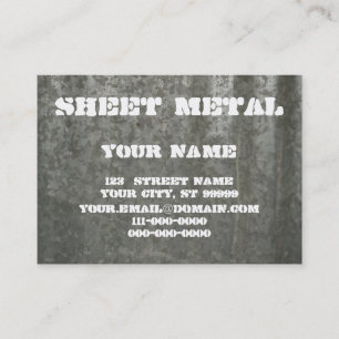 Sheet Metal Business Card