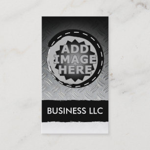 sheet metal road stroke business card