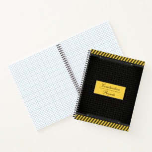 Sheet Metal Spiral Notebook