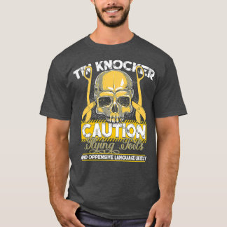 Sheet Metal Worker Gifts Funny Tin Knocker Flying  T-Shirt