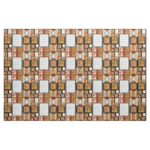 Sheet Music Antique Piano Ebony Ivory Keys fabric