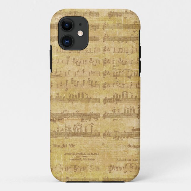 Sheet Music Case-Mate iPhone Case (Back)