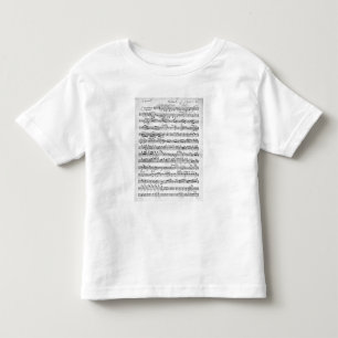 Sheet Music for the Overture to 'Egmont' Toddler T-Shirt