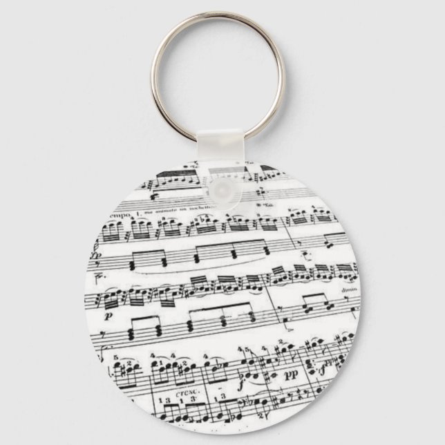 Sheet Music Key Ring (Front)