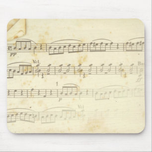 sheet music mouse pad