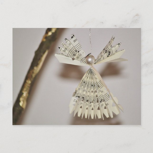 Sheet Music Notes Christmas Angel Pearl (Front)