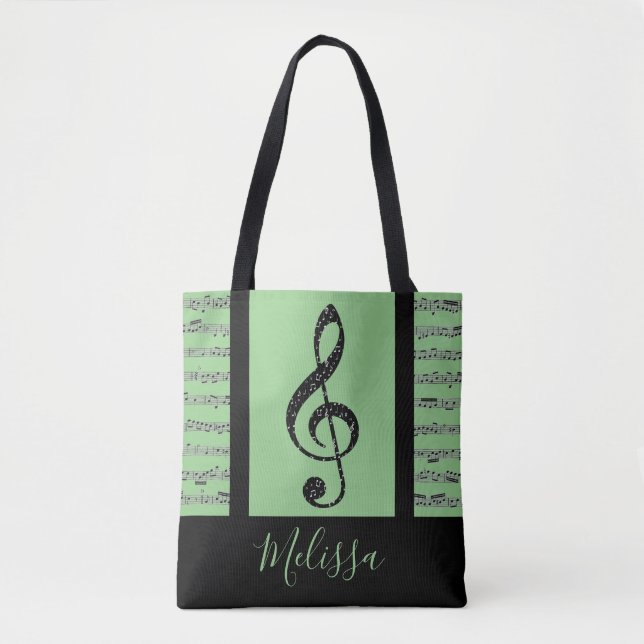 Sheet music tote bag (Front)