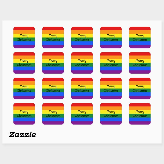 sheet of 20 rainbow stickers (Sheet)