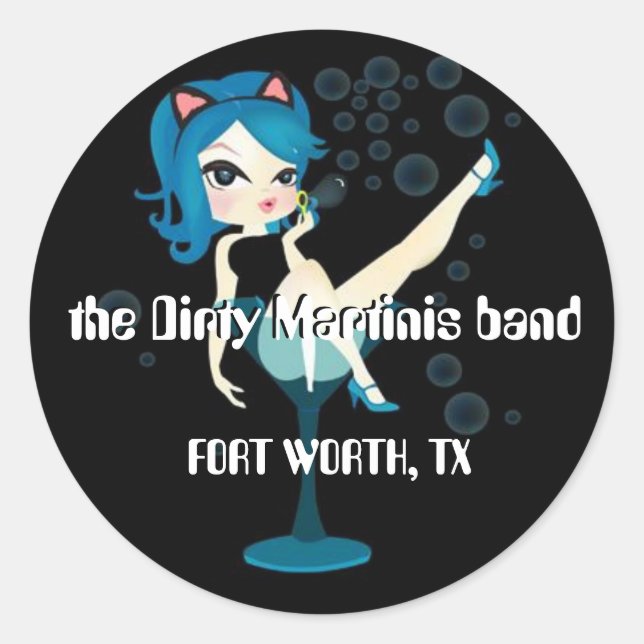 sheet of 6 - 3" stickers (Front)