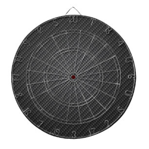 Sheet Of Carbon Fibre Texture Dartboard